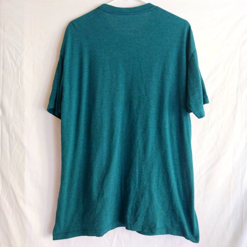 Peanuts Teal Snoopy Graphic Tee T-Shirt XL Retro Pop Culture Casual Streetwear - Picture 4 of 7